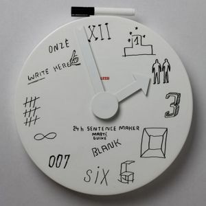 Alessi Wanduhr Blank wall clock Detail 1 