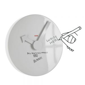 Alessi Wanduhr Blank wall clock