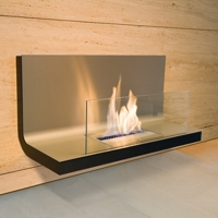 Radius Wall Flame I - Kamin Detail 1 