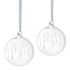 Iittala Sarjaton Weihnachtskugel - 2er Set}