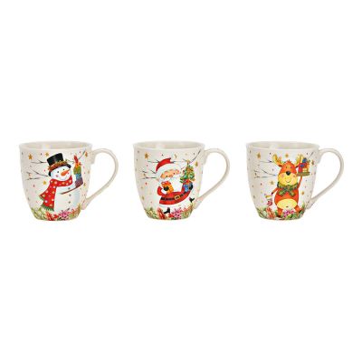 Jumbo-Becher - Nikolaus / Schneemann / Rentier - 10040038