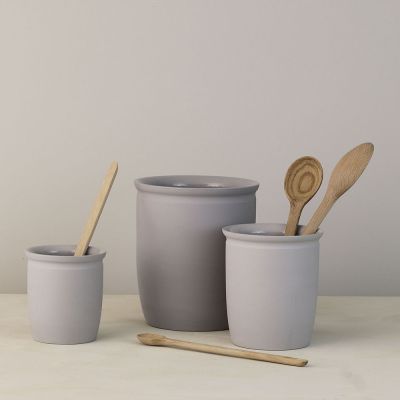 Knabstrup Keramik Einmachglas - grey